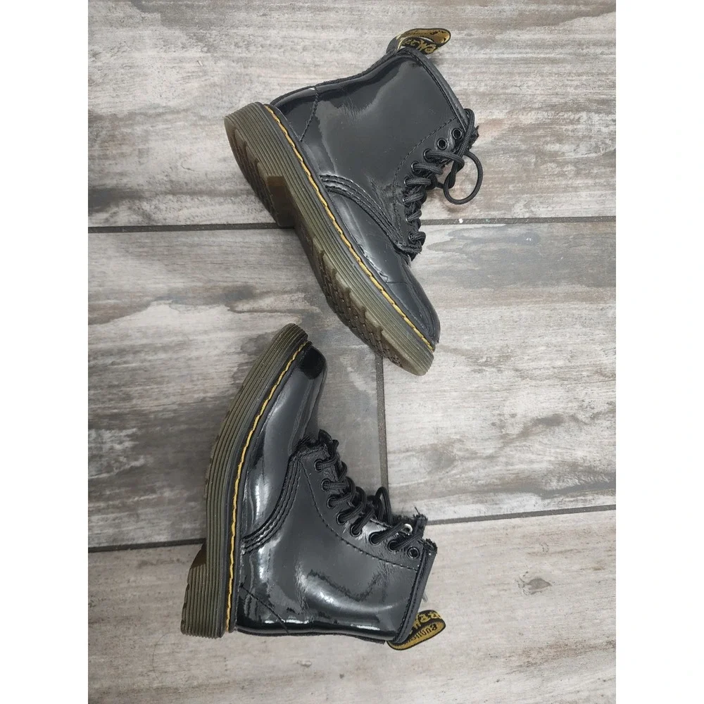Dr Martens 1460 T Pascal Side Zipper Boots Toddler Size  7 US